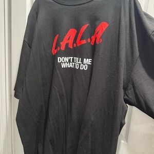 Dressed in LALA Black T-Shirt
